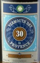 Этикетка Ароматизированный виноградосодержащий напиток из виноградного сырья "Вермут Драй Де Прованс" креп  18%, емк  0,75л.