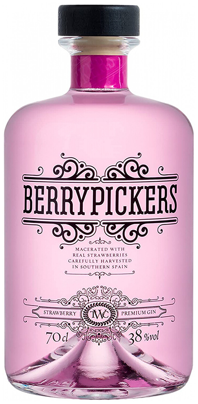 Джин "БЕРРИПИКЕРС" (BERRYPICKERS) креп 38%, емк 0,7л