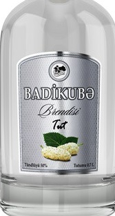 Этикетка Водка плодовая тутовая Бадикубе креп 50%, емк 0,5л