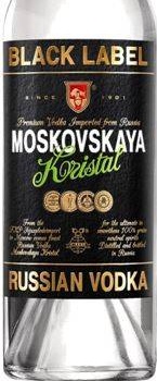 Этикетка Водка "МОСКОВСКАЯ КРИСТАЛЛ" креп 40%, емк 0,5л
