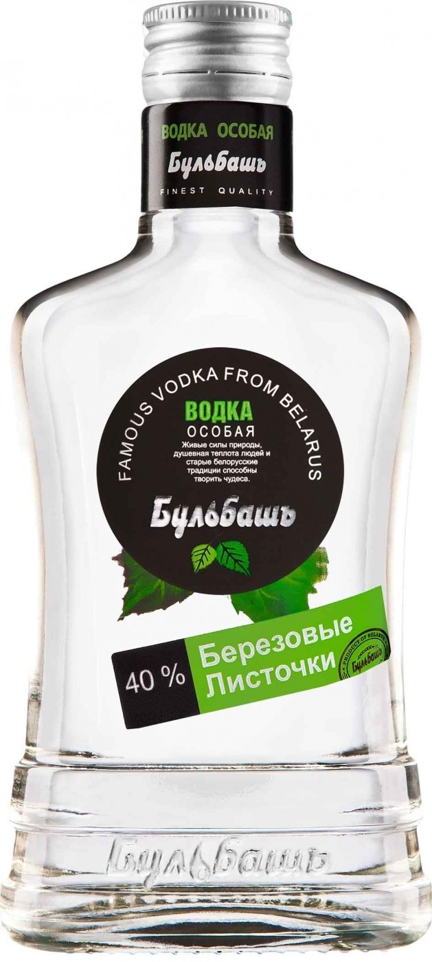 Водка "Бульбашъ Березовые листочки" 0,2л