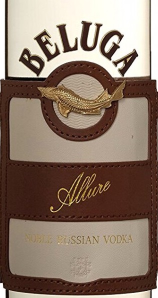 Этикетка Белуга Аллюр 0.5л. 40%