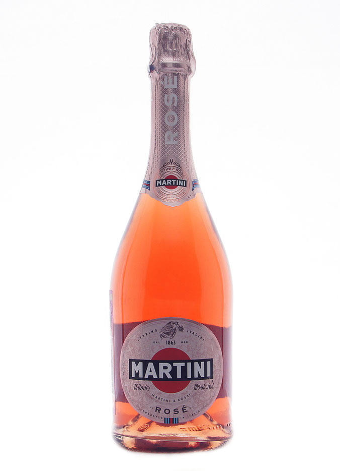Игристое вино Мартини Розе, розовое полусухое, 0.75 л