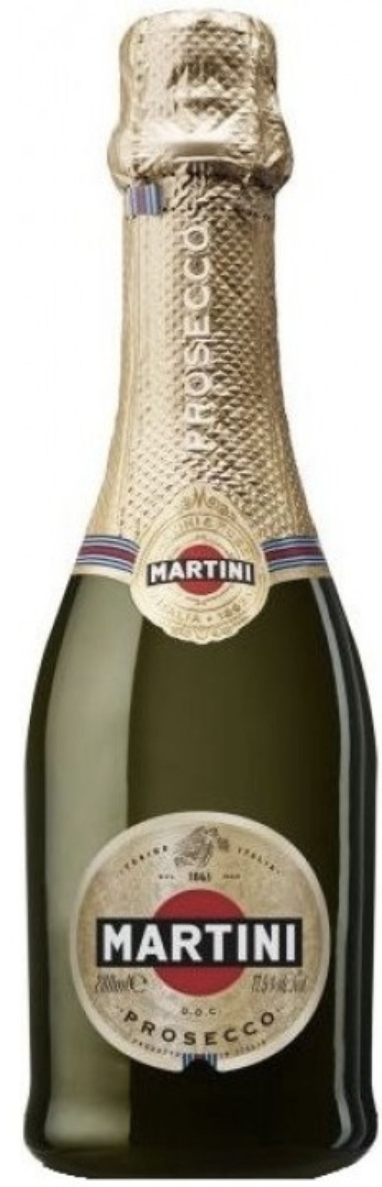 Игристое вино Мартини Просекко, белое сухое, 0.187 л
