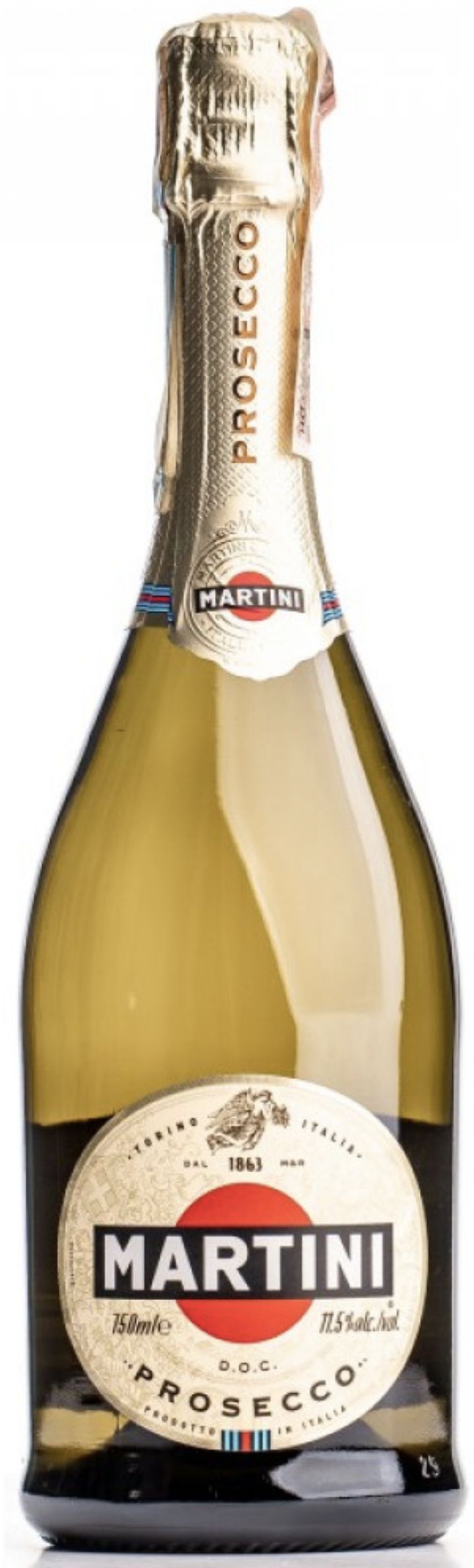 Игристое вино Мартини Просекко, белое сухое, 0.75 л
