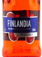 Этикетка Спиртной напиток со вкусом клюквы  Финляндия Рэдберри 1л.