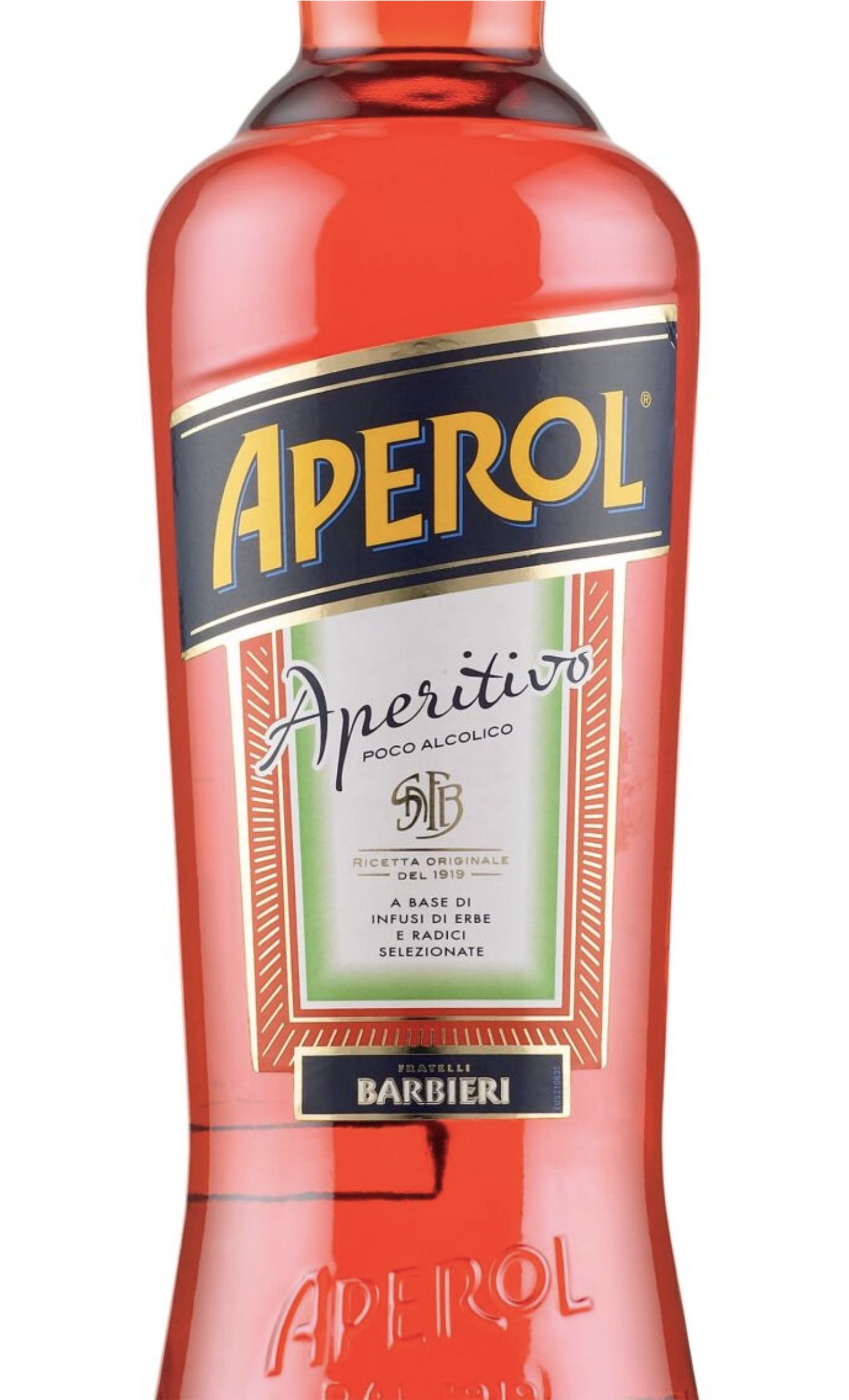 Этикетка Аперитив Апероль, 1.0 л