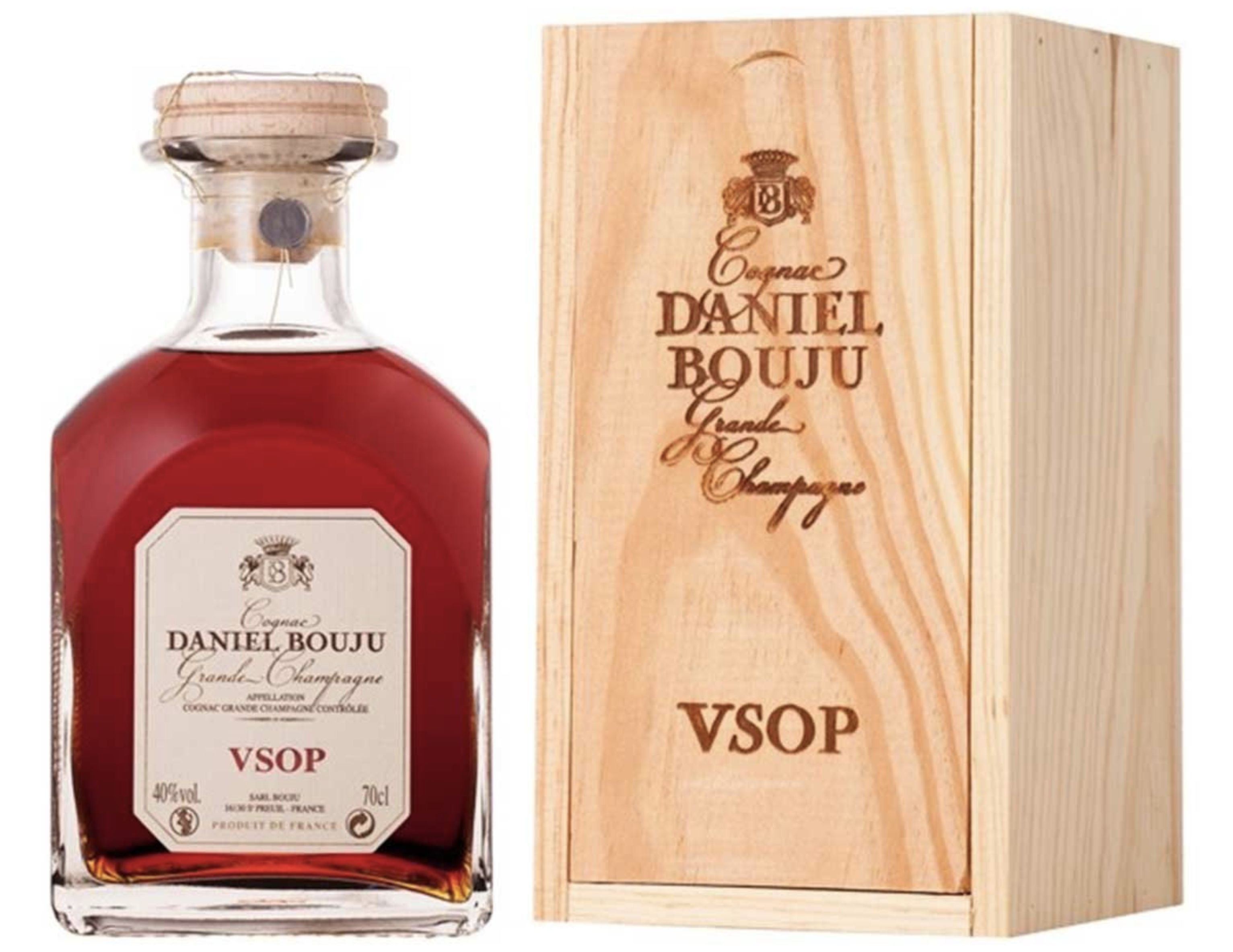 Коньяк Даниель Бужу VSOP, графин, 0.7 л