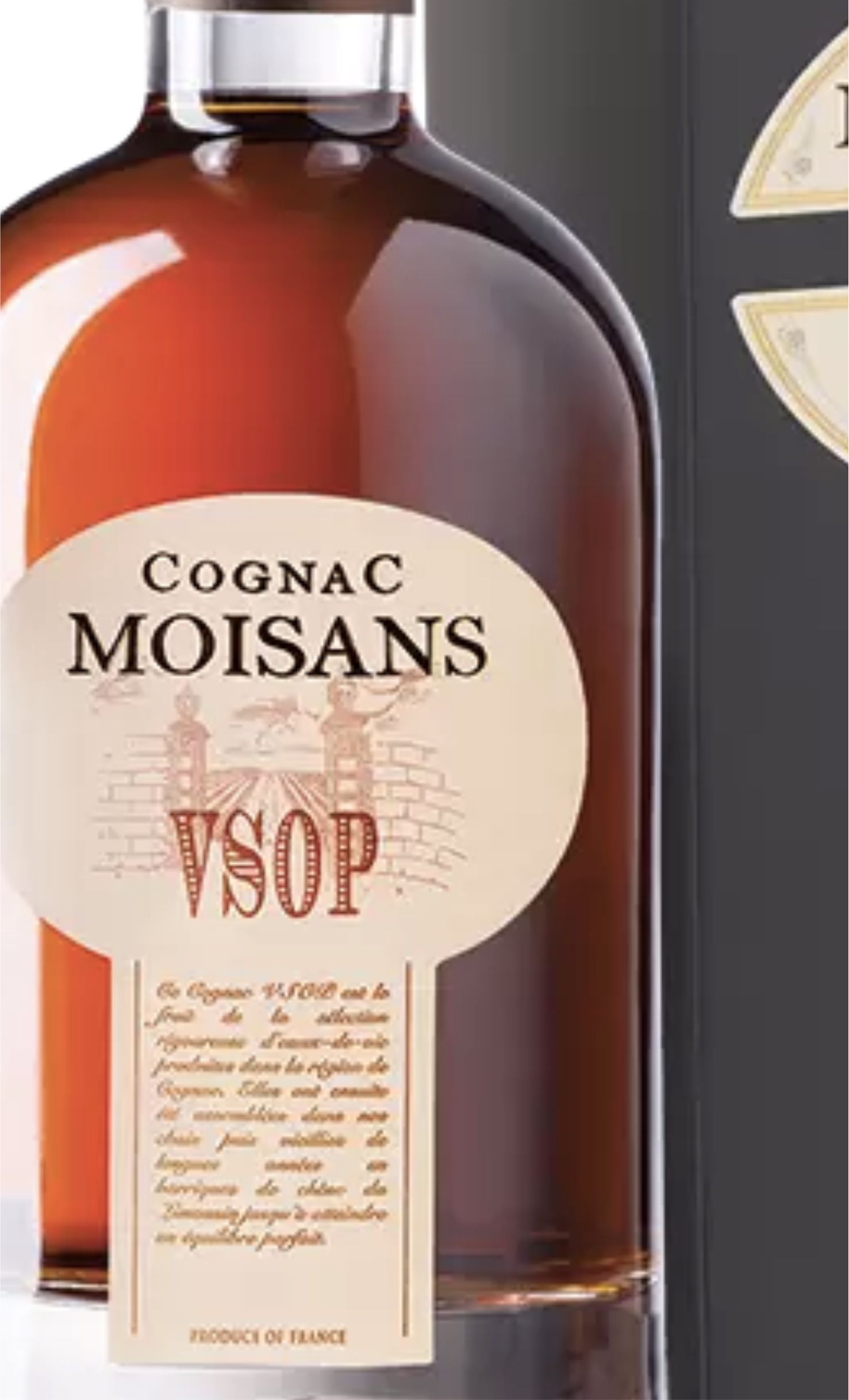 Этикетка Коньяк Муазон VSOP, 0.7 л