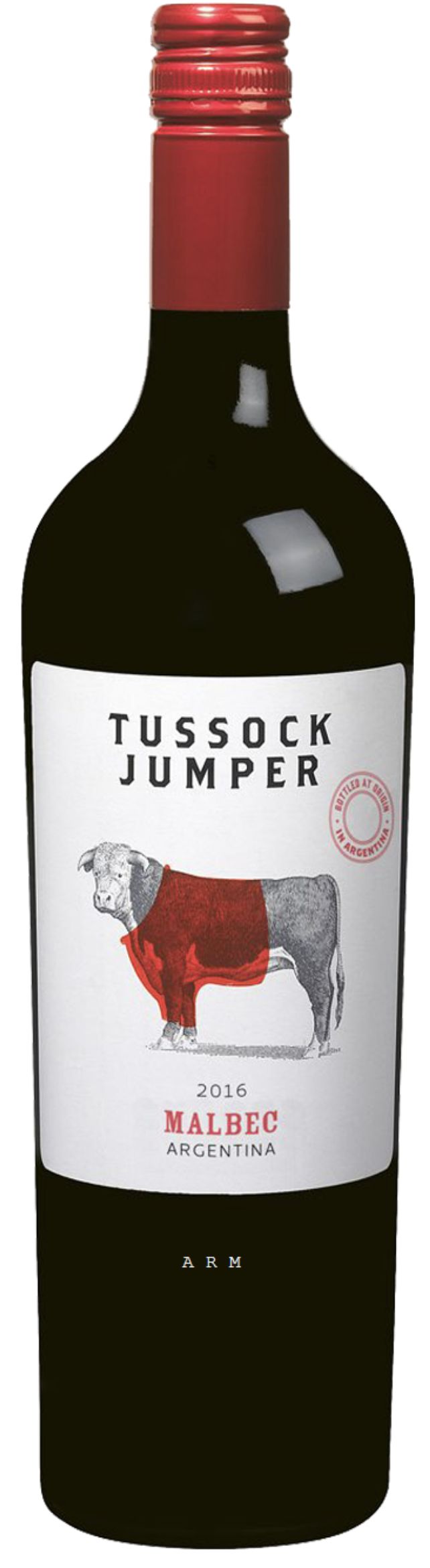 Тассок Джампер Мальбек "Tussock Jumper Malbec" красное сухое 0,75л (КОРОВА)