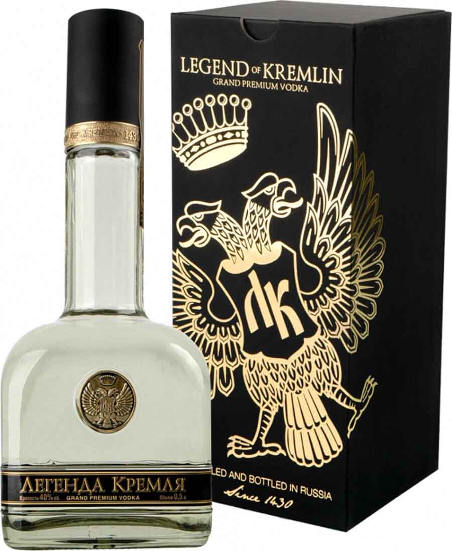 Водка Легенда Кремля, 0.5 л