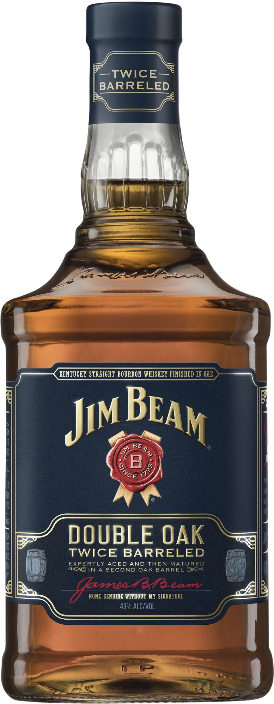 Виски (бурбон) Джим Бим дабл Оак 43% 0.7л