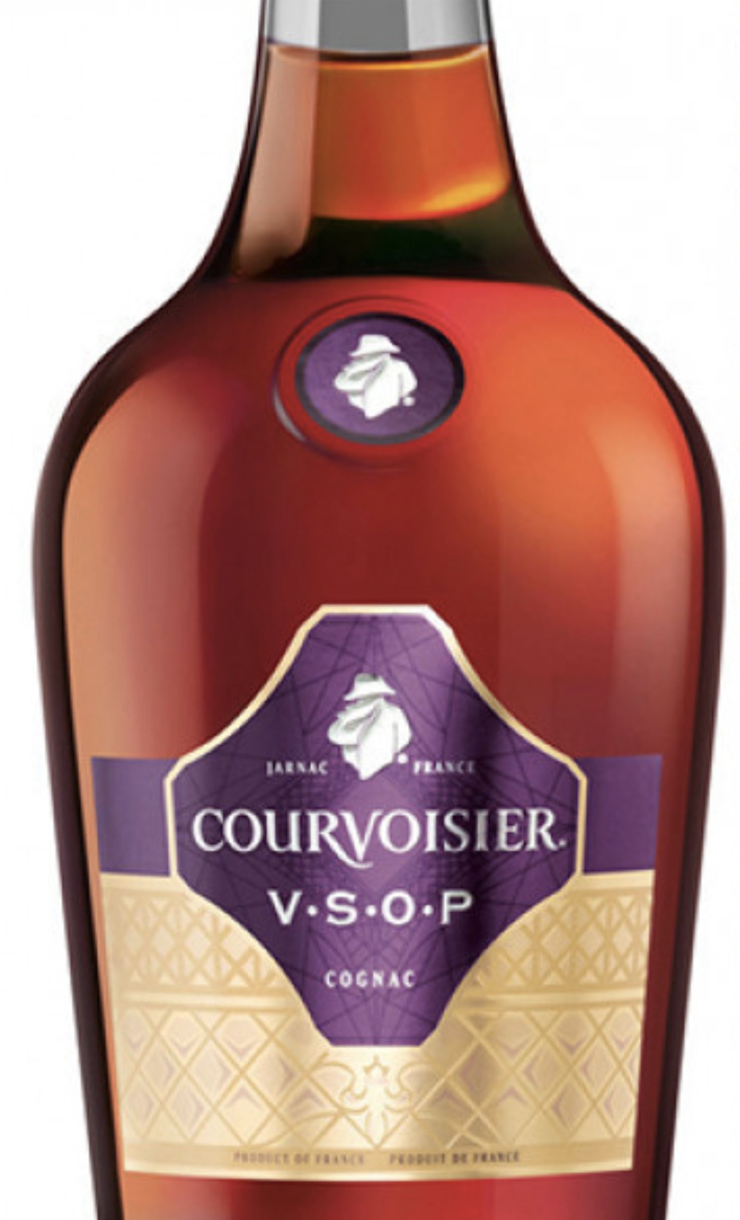 Этикетка Коньяк Курвуазье VSOP, 0.7 л