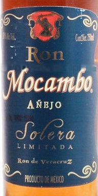 Этикетка РОМ "Мокамбо" Солера Аньехо креп 38%, емк 0.75л.