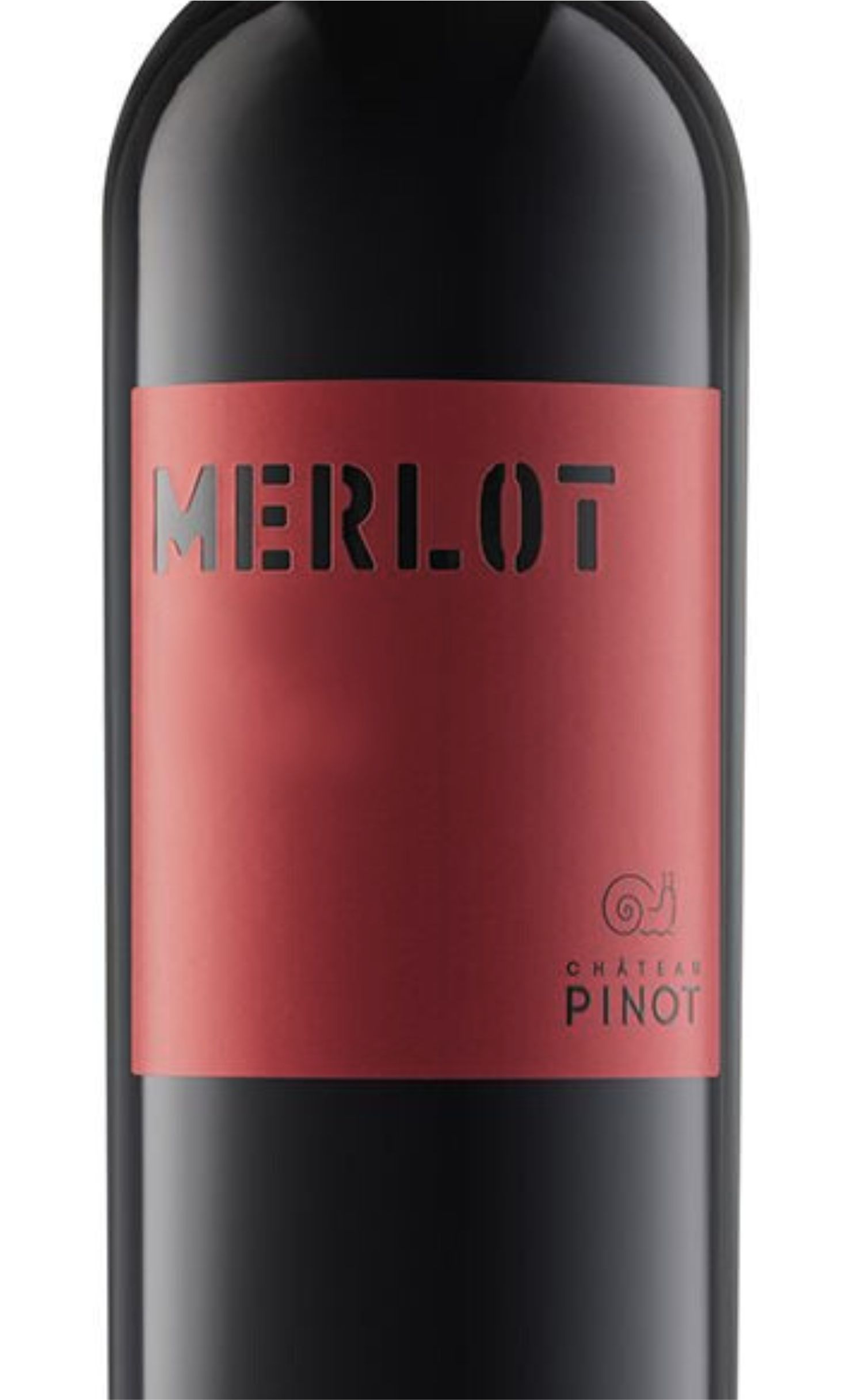Этикетка Шато Пино. Мерло сухое красное г/у 2019 0.75л.