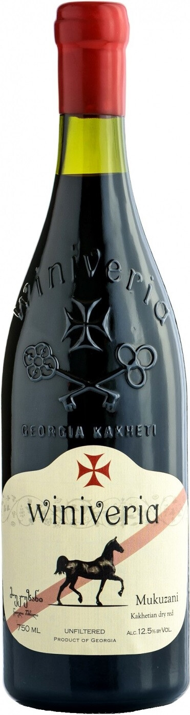 Мукузани 2019г сухое красное Виниверия 0,75 л