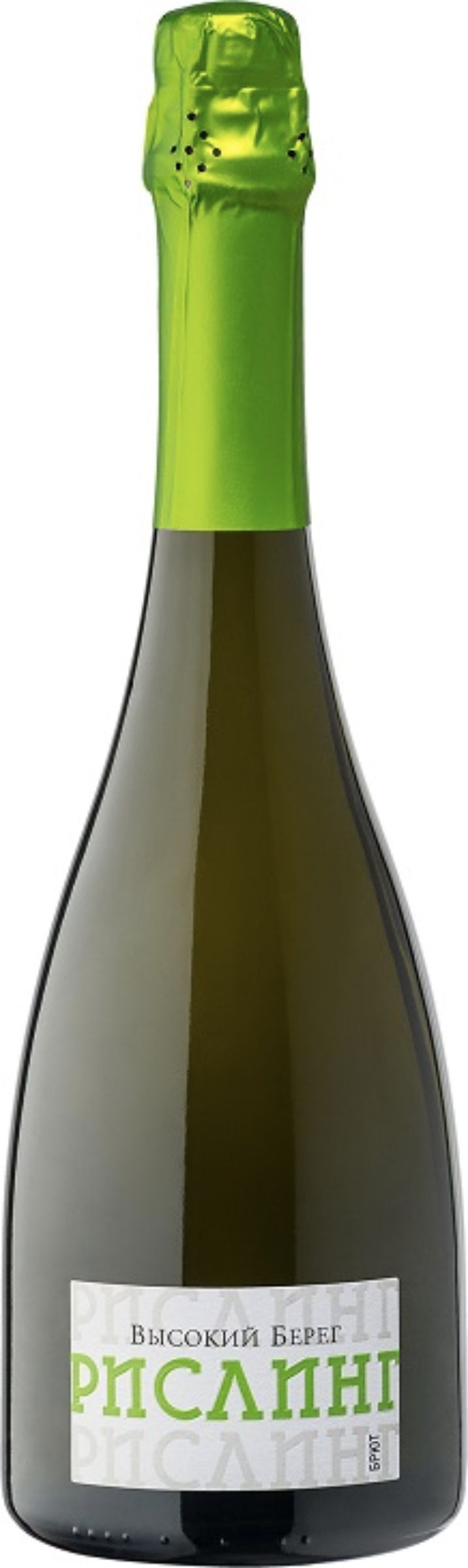 Игристое вино Высокий берег Рислинг, белое брют, 0.75 л