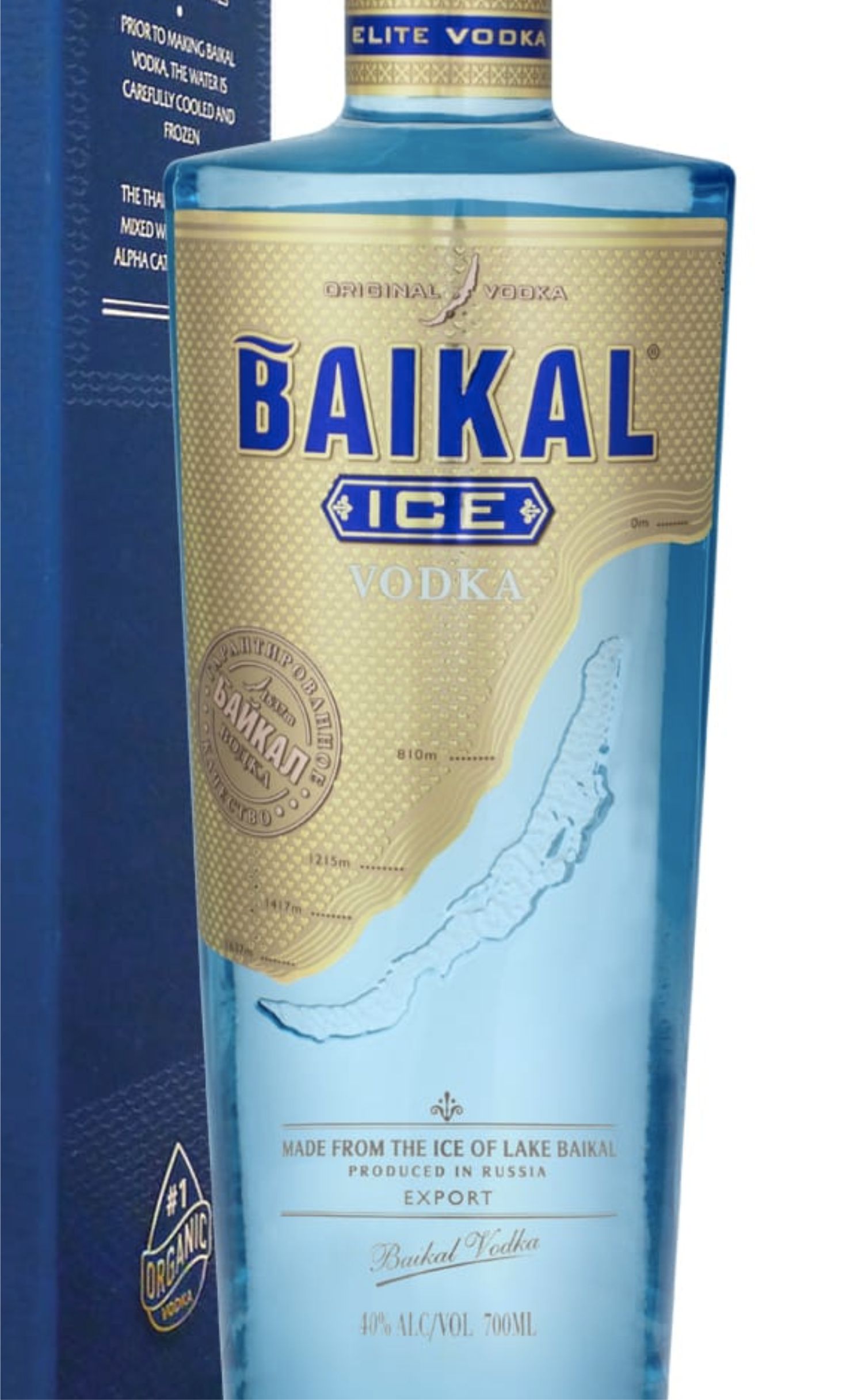 Этикетка Байкал Айс 0.7л. п/у