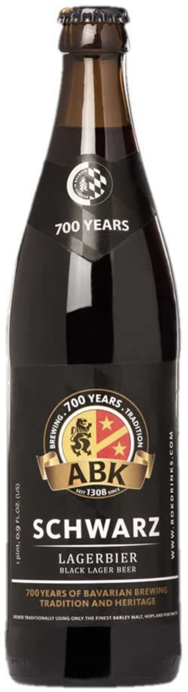 Пиво АКБ Шварц Лагербир, тёмное фильтрованное, 0.5 л