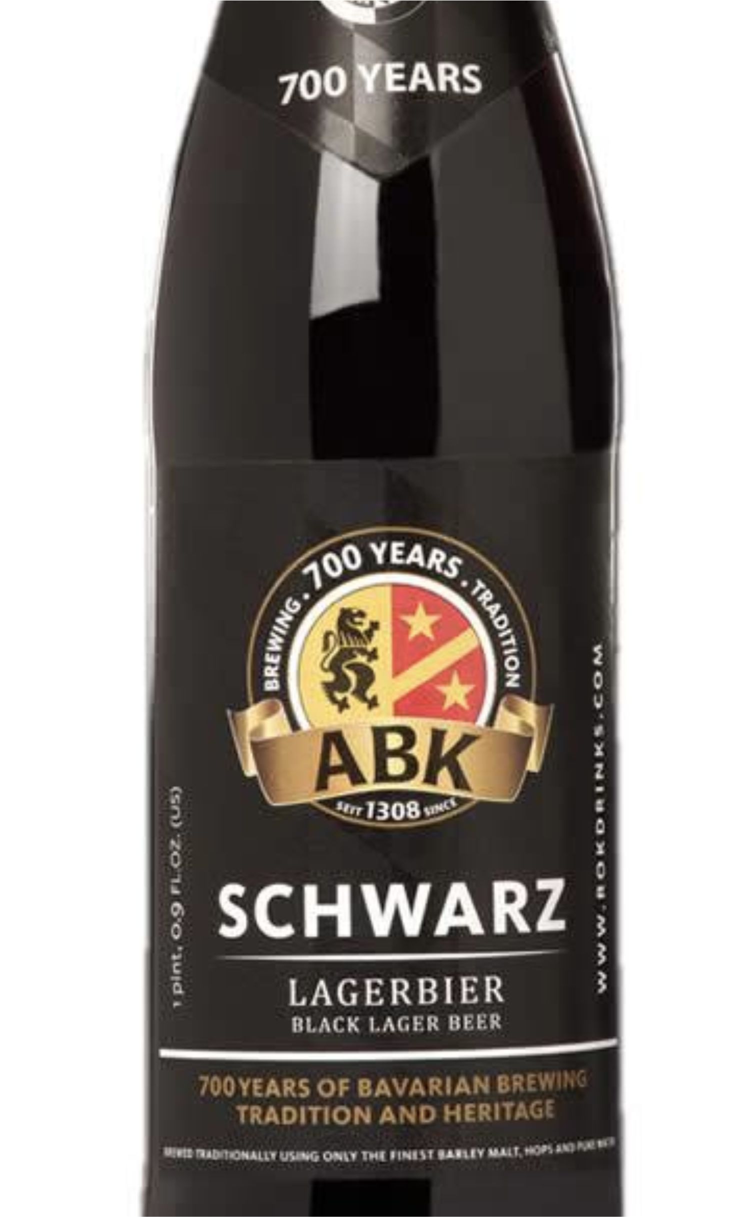 Этикетка Пиво АКБ Шварц Лагербир, тёмное фильтрованное, 0.5 л
