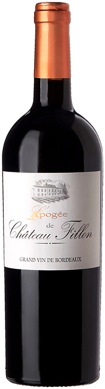 ВИНО ординарное "Л' Апоже де Шато Фийон Бордо Супериор"  2020г сухое красное креп 13%, емк 0.75л.