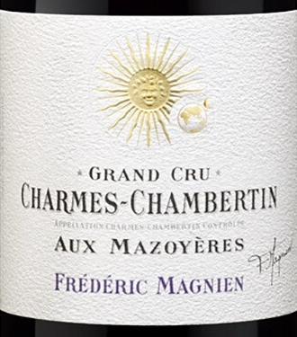 Этикетка ВИНО сортовое выдержанное "Шарм-Шамбертен О Мазойер Гран Крю Фредерик Маньен" сухое красное, 2017г креп. 13.5%, емк  0.7