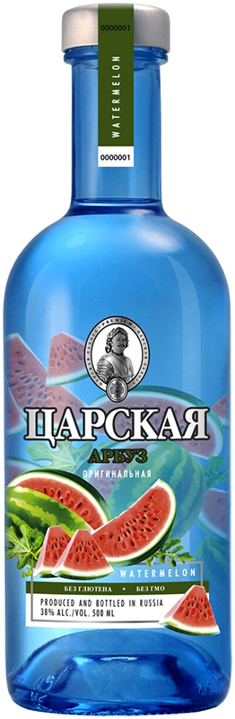 Настойка горькая "ЦАРСКАЯ ОРИГИНАЛЬНАЯ АРБУЗ (CZAR'S ORIGINAL WATERMELON)"  креп 38%, емк 0,5л
