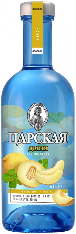 Настойка горькая "ЦАРСКАЯ ОРИГИНАЛЬНАЯ ДЫНЯ (CZAR'S ORIGINAL MELON)"  креп 38%, емк 0,5л