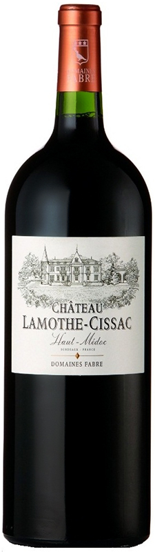 Вино выдержанное "Шато Ламот-Сиссак Крю Буржуа О-Медок"  2019г сухое красное, креп. 13,5%, емк  1,5л
