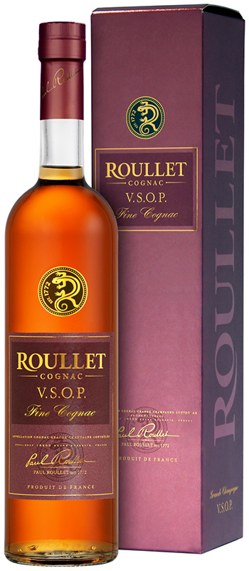 КОНЬЯК ординарный четырехлетний "Рулле ВСОП" креп. 40%, емк  0.7л. п/у