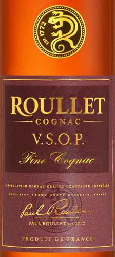 Этикетка КОНЬЯК ординарный четырехлетний "Рулле ВСОП" креп. 40%, емк  0.7л. п/у