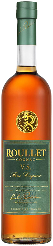 КОНЬЯК ординарный трехлетний "Рулле ВС"  креп 40%, емк 0.5л.