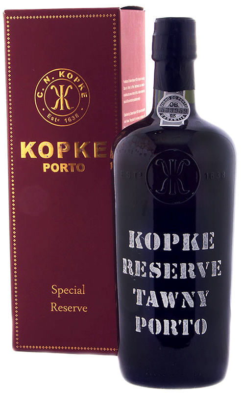 Крепленое вино крепкое (портвейн) марочное "Копке Резерв Тони Порто" креп 19,5%, емк  0.75л. п/у