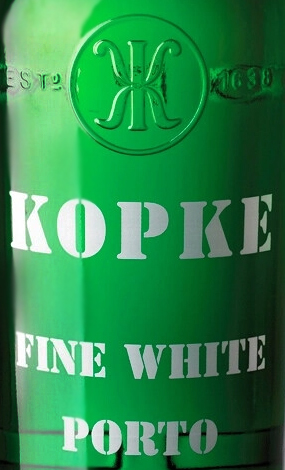 Этикетка Крепленое ВИНО крепкое (портвейн) марочное Копке Файн Уайт Порто  креп 19,5%, емк 0.75л. п/у