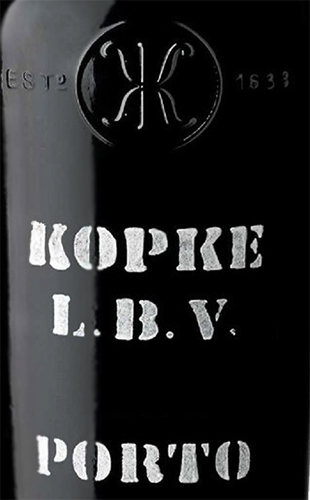 Этикетка Крепленое вино крепкое (портвейн) марочное "Копке Лейт Боттлед Винтедж Порто"  2003г креп 20%, емк  0.75л. п/у