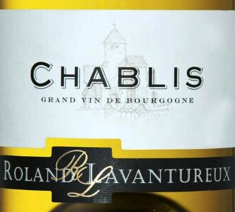 Этикетка ВИНО сортовое выдержанное "Шабли Ролан Лавантюро" 2021г  сухое белое  креп 7,5%, емк 0.375л.