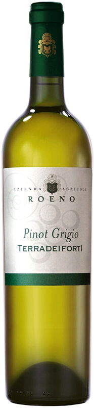 ВИНО сортовое ординарное "Пино Гриджио Вальдадидже Террадеифорти" 2020г  сухое белое   креп 13%, емк 0.75л.