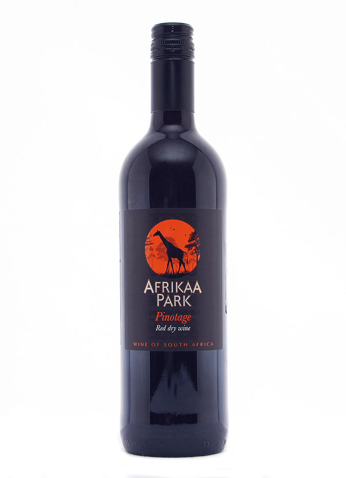 Вино Африкаа Парк Пинотаж красное сухое 0.75л.