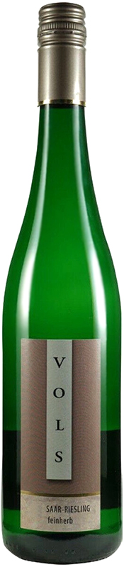 ВИНО сортовое выдержанное "Фольс Мозель Саар Рислинг Файнхерб" полусухое белое креп. 10%, емк  0.75л.