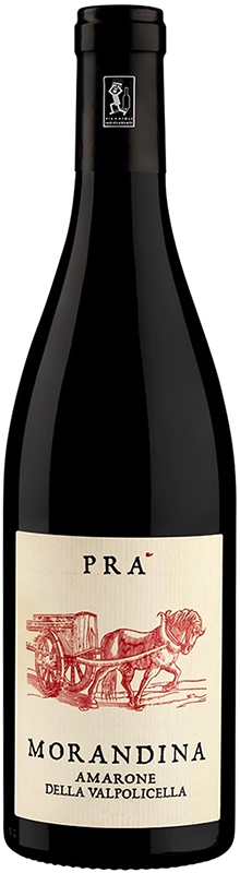 ВИНО марочное "Амароне делла Вальполичелла Морандина Пра"  2015г сухое красное  креп 17%, емк 0.75л.