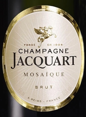 Этикетка ИГРИСТОЕ ВИНО выдержанное "Шампань Жакарт Брют Мозаик"  2016г брют белое  креп 12,5%, емк 0.75л.