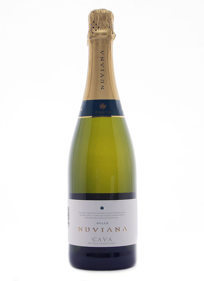 Игристое вино Нувиана Кава, белое полусладкое, 0.75 л