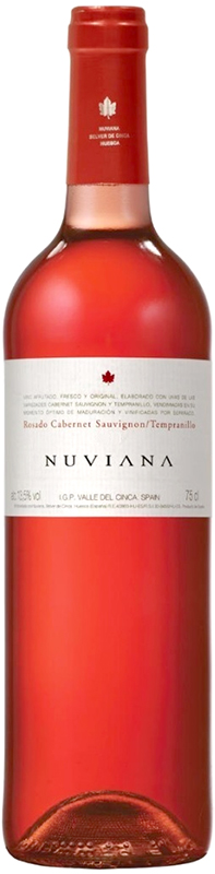 ВИНО ординарное "Нувиана Росадо" сухое розовое креп 12%, емк  0.75л.