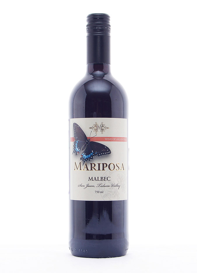 Мальбек Марипоса красное сухое  0,75 л.