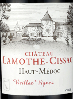 Этикетка ВИНО выдержанное "Шато Ламот-Сиссак Вьей Винь О-Медок" 2017г  сухое красное креп. 13.5%, емк  0.75л.