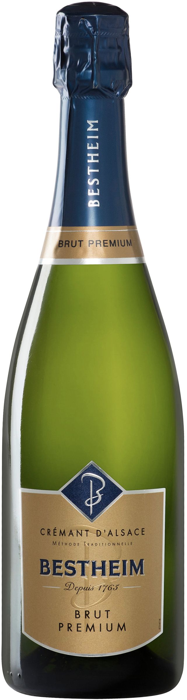 Игристое вино Бестхайм Креман д' Эльзас, белое брют, 0.75 л