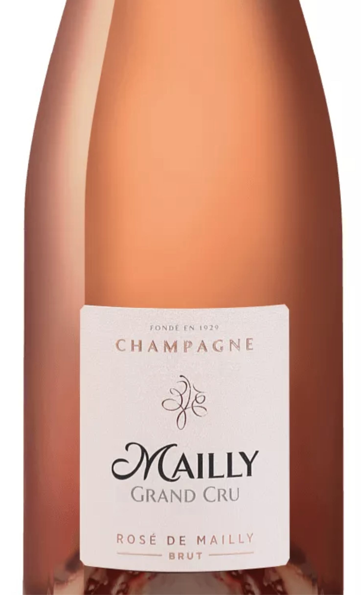 Этикетка Шампанское Майи Гран Крю Розе де Майи, розовое брют, 0.75 л