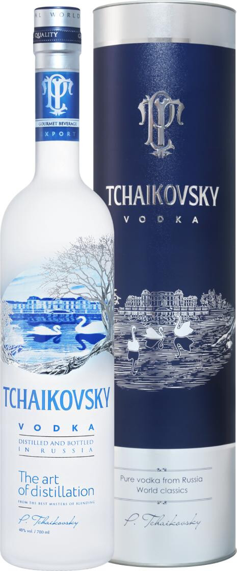 Водка "Чайковский" (TCHAIKOVSKY) креп 40%, емк 0,7л