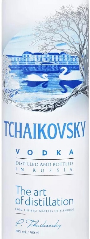 Этикетка Водка "Чайковский" (TCHAIKOVSKY) креп 40%, емк 0,7л