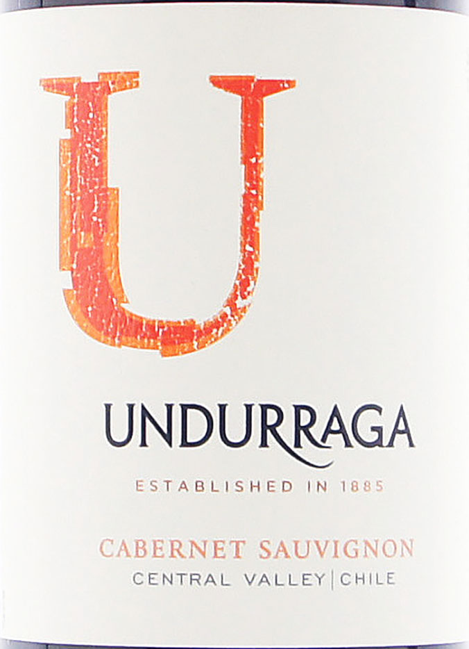 Этикетка Ундуррага Каберне Совиньон 2015 0.75л. Красное 13,5% Сухое Vina Undurraga S.A.